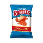 Ruffles Potato Chips Flamin' Hot Flavored 12.5 Oz